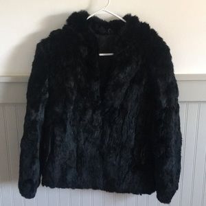 100% Rabbit Fur Coat